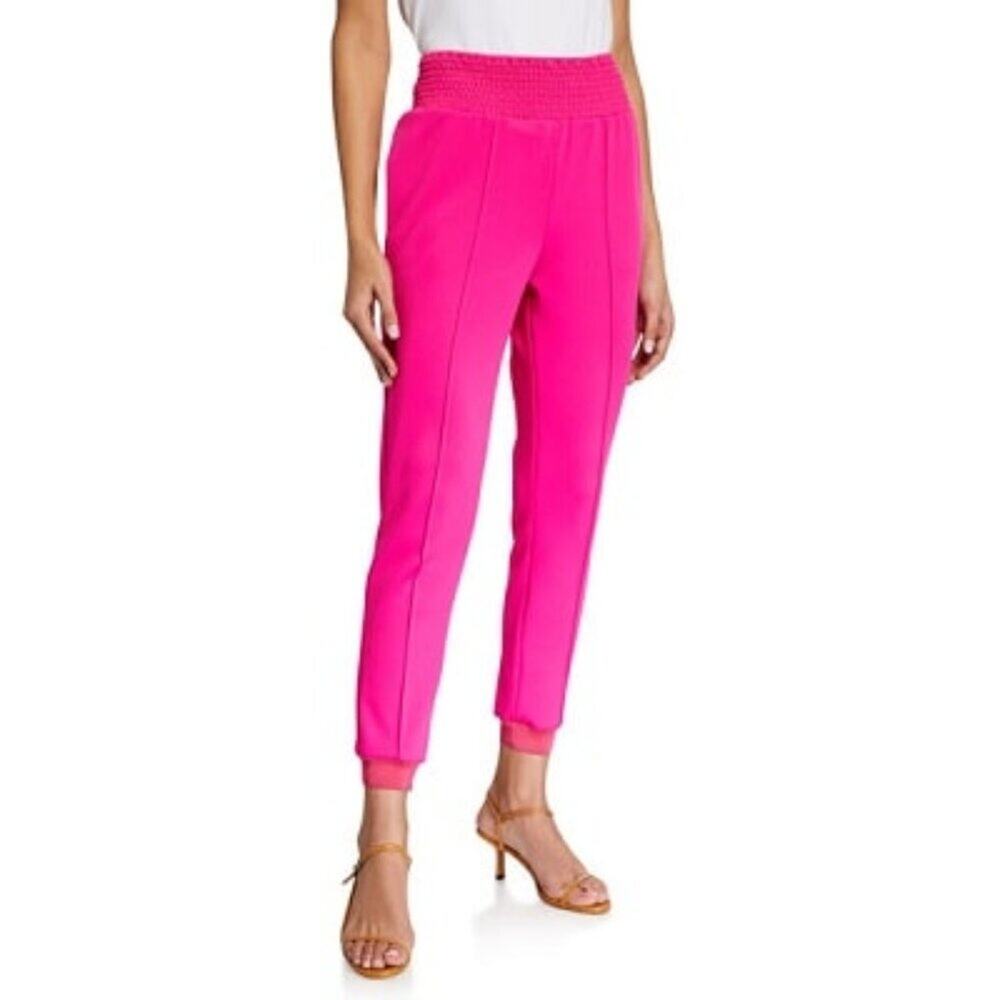 Alice + Olivia RAMORA SKINNY ANKLE JOGGER Wild Pink 4